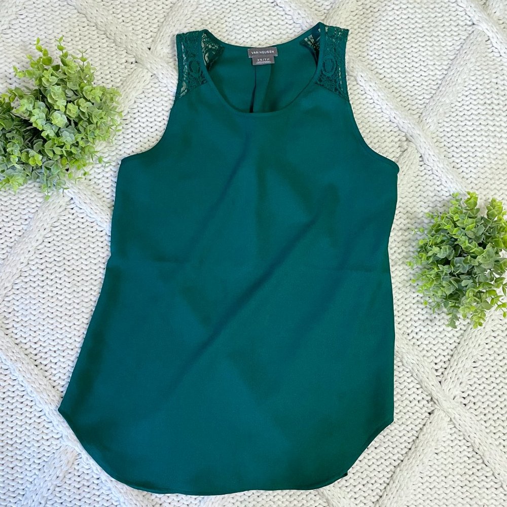 Van Heusen Sleeveless Blouse (Emerald)